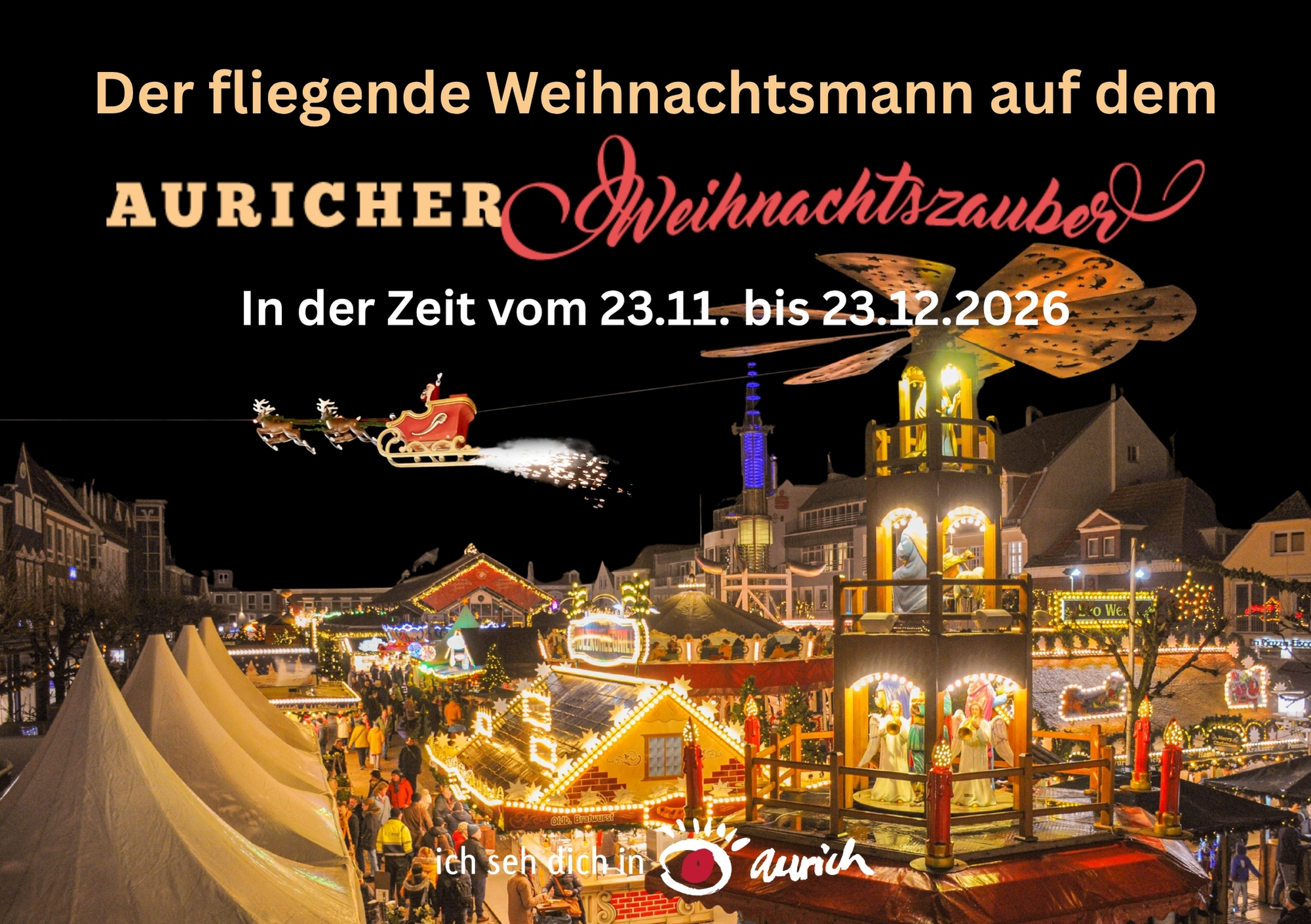 Auricher Weihnachtszauber ab 23.11.2026